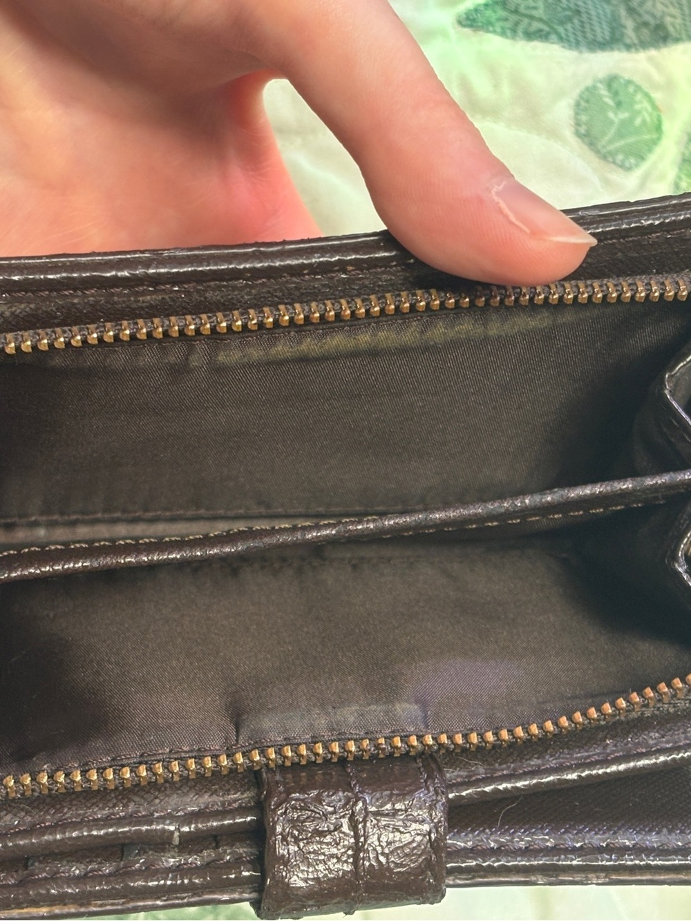 Coach Signature C Brown PVC and Leather Wallet - Picture 6 of 15